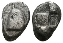PAPHLAGONIA, Sinope (Circa 490-425 BC.) AR Drachm.
Obv: Head of sea-eagle left.
Rev: Quadripartite incuse square with two opposing quarters filled, ...