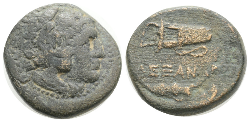 Greek KINGS of MACEDON, Alexander III 'the Great' (Circa 336-323 BC) AE Unit (19...