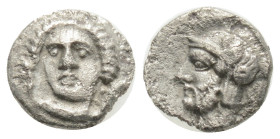 CILICIA, Tarsos, Time of Pharnabazos and Datames (Circa 379-372 BC) obol, 0.61 gr. 8,9 mm.