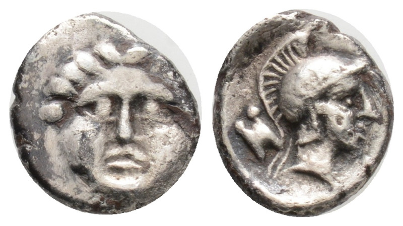Greek, PISIDIA, Selge (Circa 4th century BC) AR obol (10,4 mm, 0.88g)
Obv: Head ...