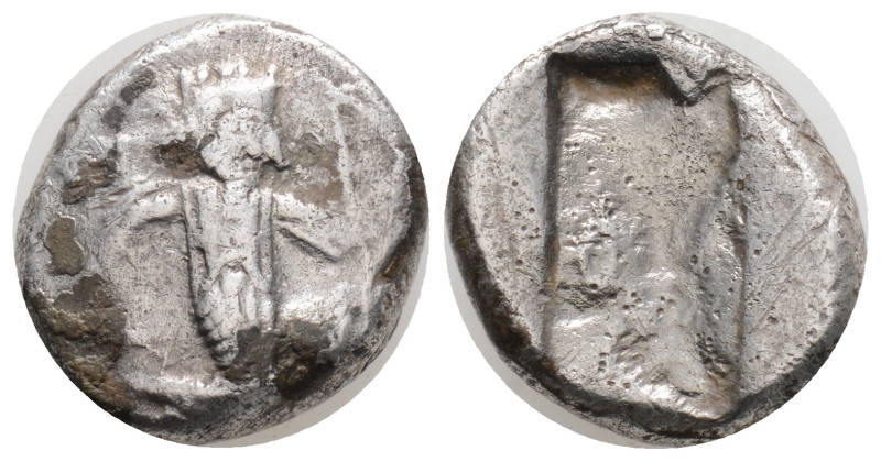 Greek
ACHAEMENID EMPIRE. Time of Darios I to Xerxes II (485-420 BC). Sardes.
AR ...