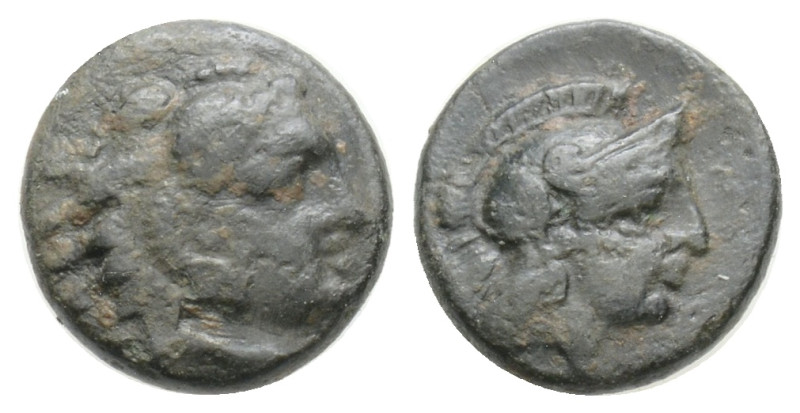 Greek
Mysia. Pergamon 310-284 BC. Bronze Æ, 096 g. 9,9 mm.