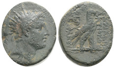 Ancient Greek Coins - Seleukid - Antiochos IV Epiphanes - Eagle Unit. 175-164 BC. Antioch mint. 8 g. 22,5 mm.