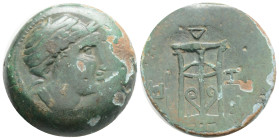 Greek coins AE Bronze, 15,4 g. 26,8 mm.