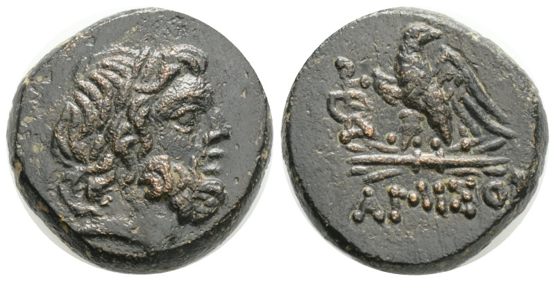 Greek
PONTOS, Amisos (Circa 100-85 BC) AE Bronze (20.5 mm, 8.6 g)
Obv: Laureate ...