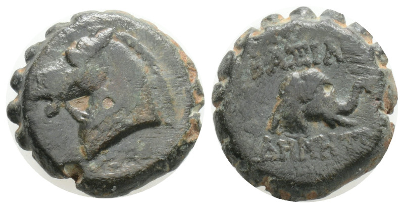 Greek SELEUKID KINGDOM, Demetrios I Soter (Circa 162-150 BC) AE Bronze (14,6 mm,...