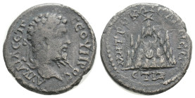Roman Provincial
Caesarea Cappadocia, Septimius Severus 193-211 AD, Drachm, 2,5 g: 17,6 mm. Obv: Laureate head of Septimius right "AY KAI L CEPT CEOYH...