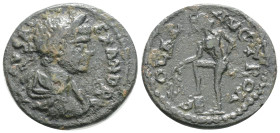 Roman Provincial
Troas. Alexandreia. Caracalla AD 198-217. Bronze Æ, 5,5 g. 23,4 mm.