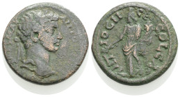 PISIDIA. Antioch. Caracalla (198-217). Ae.6,1 g. 23,5 mm.
Obv: ANTONINVS PIVS AVG. Laureate, draped and cuirassed bust right.
Rev: ANTIOCH GEN COL CA....