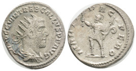 TREBONIANUS GALLUS (251-253). Antoninianus. Antioch. 4,5 g. 21,9 mm. 
Obv: IMP C C VIB TREB GALLVS P F AVG. Radiate, draped and cuirassed bust right.
...
