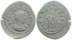 Roman Imperial
Gallienus AD 253-268. Antioch. Antoninianus Æ silvered 26,5 mm., 3,1 g.
GALLIENVS AVG, radiate, draped and cuirassed bust of Gallienus ...