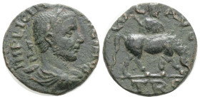 Roman Provincial Coins
TROAS. Alexandria. Gallienus (253-268). Ae 4,3 g. 19 mm.
Obv: IMP LICIN GALLIENV. Laureate, draped and cuirassed bust right.
Re...