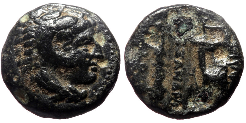 Macedonian Kingdom, Alexander III the Great (336-323 BC) AE 1/4 unit (Bronze 11m...