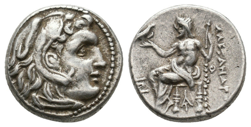 Kings of Macedon, Alexander III 'the Great' (336-323 BC) AR Drachm (Silver, 4.32...