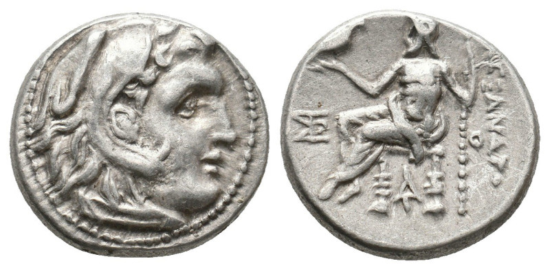 Kings of Macedon, Alexander III 'the Great' (336-323 BC) AR Drachm (Silver, 4.31...