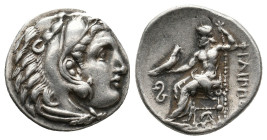 Kings of Macedon, Alexander III the Great (336-323 BC) AR drachm (Silver, 4.30g, 18mm) Early posthumous issue of Lampsacus, ca. 323-317 BC. 
Obv: Head...