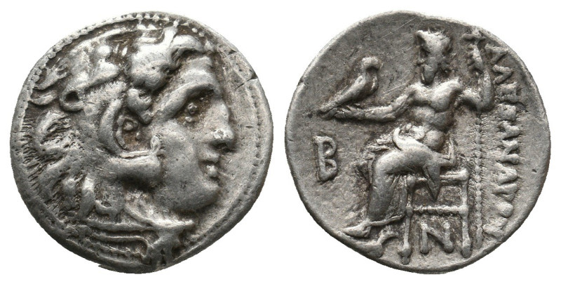 Kings of Macedon, Alexander III the Great (336-323 BC) AR Drachm (Silver, 4.29 g...