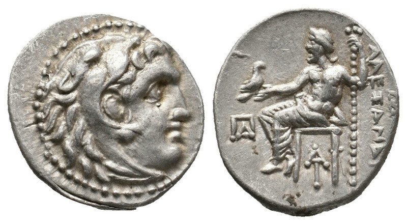 Kings of Macedon, Alexander III 'the Great' (336-323 BC) AR Drachm (Silver, 4.27...