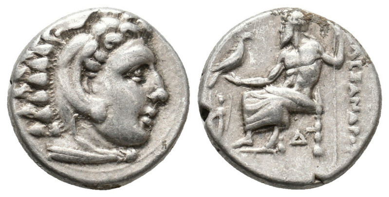 Kings of Macedon, Alexander III 'the Great' (336-323 BC) AR Drachm (Silver, 4.27...