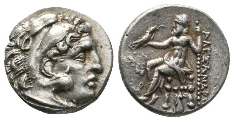 Kings of Macedon, Alexander III ‘the Great’ (336-323 BC) AR Drachm (Silver, 4.25...