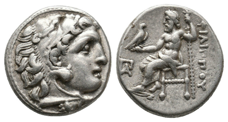 Kings of Macedon, Philip III Arrhidaios AR Drachm (Silver, 4.22g, 17mm) In the t...