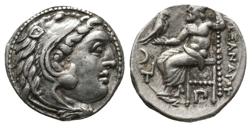 Kings of Macedon, Alexander III the Great (336-323 BC) AR drachm (Silver, 4.20,1...