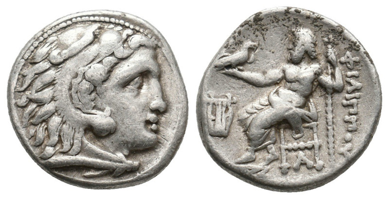 Kings of Macedon, Philip III Arrhidaeus (323-317 BC) AR Drachm (Silver, 4.18g, 1...