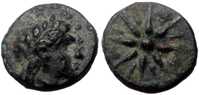 Mysia, Gambrion, AE (Bronze, 0.92 g 10 mm), 4th century BC. 
Obv: Laureate head ...