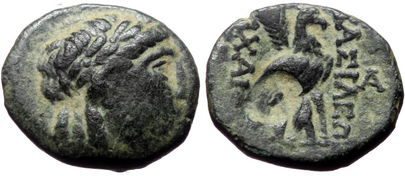 Seleucid kings of Syria, Achaios (Usurper, 220-214) AE (Bronze, 4,70g, 18mm) Sar...