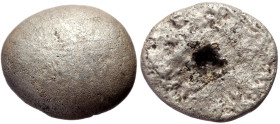 Asia Minor, Silver ingot in drachm standard, (Silver, 3.29 g 12 mm),Circa 5th-4th Century.
Obv: Blank
Rev:Blank