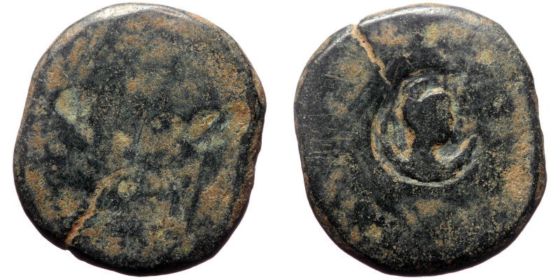 Unreaserched Roman Provincial AE coin (Bronze, 4.46g, 20mm), with countermark
Ob...
