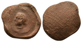 Roman Clay Tessera (Clay, 2.38g, 20mm)