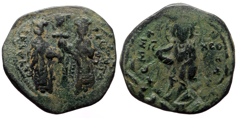 Constantine X Ducas and Eudocia (1059-1067) AE (Bronze, 7.01g, 29mm) Constantino...