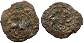 Levon III. AR, 1 Takvorin, (Silver, 1.98 g. 21 mm.) Cilician Armenian. Sis. 1301-1307 AD.
Obv: [ԼԵԻՈՆ ԹԱԳԱԻՈՐ ՀԱՅՈՑ] (Levon king of the Armenians), Th...