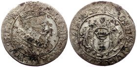 Poland, Sigismund III Vasa Grossus Danzig (Gdańsk) 1627
Obv: SIGIS III D G REX POL R PR
Rev: GROSSVS CIVI GEDANENSIS 1627
Reference: Kopicki 7477