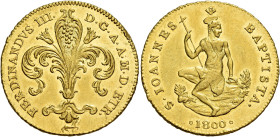 TOSCANA. Firenze.  

Granducato di Toscana. Ferdinando III di Lorena, 17 luglio 1799 all’agosto 1801 denominata “occupazione austro-russa”. Ruspone ...