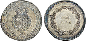 TOSCANA. Firenze.  

Lira toscana 1806, AR. Pagani 37.
Rara. Migliore di Spl