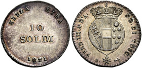 TOSCANA. Firenze.  

Mezza lira 1821, AR. Pagani 76.
q.Fdc