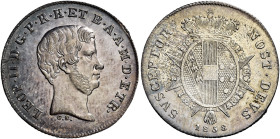 TOSCANA. Firenze.  

Paolo 1858, AR. Testa adulta a d. Pagani 152.
q.Fdc