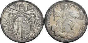 LAZIO. Stato Pontificio Roma.  

Scudo romano anno I/1800, AR. Pagani 59. Davenport 179. MIR 3036/1.
q.Spl