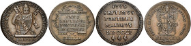LAZIO. Stato Pontificio Roma.  

Lotto di due monete. Baiocco del Possesso 1801, Cu. Pagani 77. MIR 3030/1 e baiocco del Possesso 1801, Cu. Pagani 79....