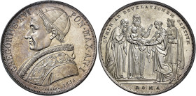 LAZIO. Stato Pontificio Roma.  

Scudo anno I/1831, AR. Pagani 198. Davenport 194. MIR 3093/1.
q.Fdc

NGC MS63 6638156-010