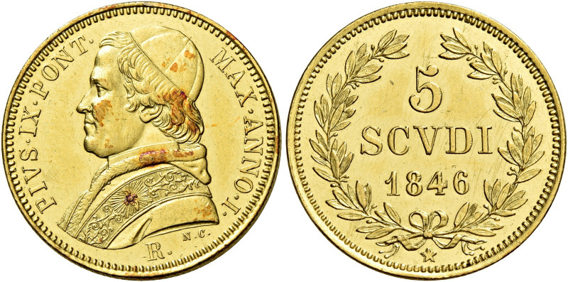 LAZIO. Stato Pontificio Roma.  

Pio IX (Giovanni Maria Mastai Ferretti), 16 giu...