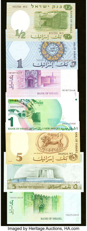 Israel Group Lot of 21 Examples Crisp Uncirculated. HID09801242017 © 2023 Herita...