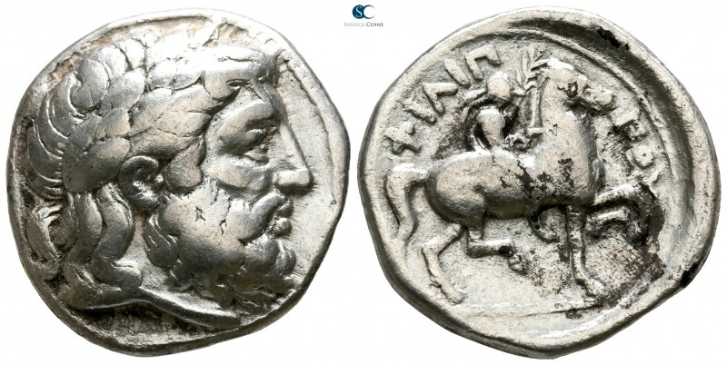 Eastern Europe. Imitation of Philip II of Macedon circa 320 BC. Early series. Te...