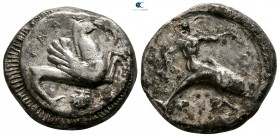 Calabria. Tarentum 500-473 BC. Didrachm AR