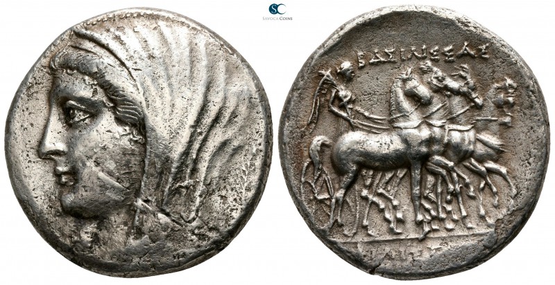 Sicily. Syracuse. Philistis, wife of Hieron II 275-215 BC. Struck under Hieron I...