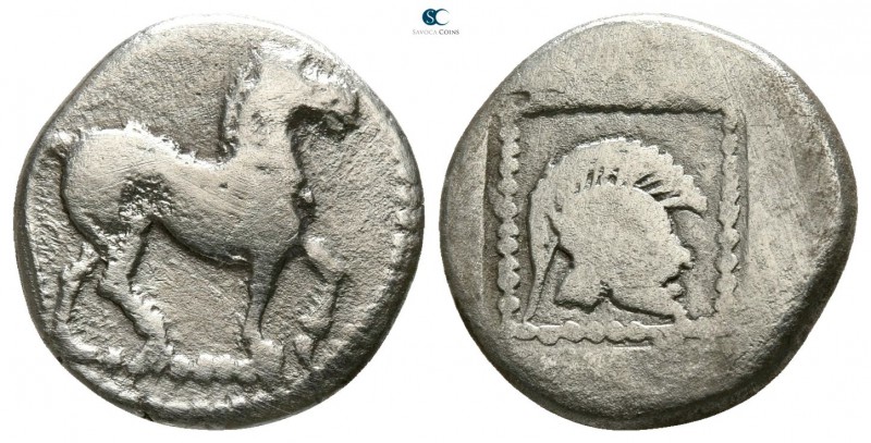 Kings of Macedon. Uncertain mint. Time of Alexander I - Perdikkas II 498-413 BC....