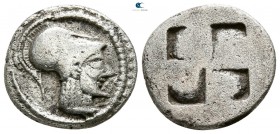 Macedon. Aeneia circa 510-480 BC. Tetrobol AR