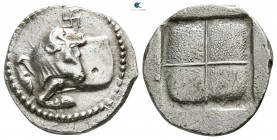Macedon. Akanthos circa 470-390 BC. Tetrobol AR